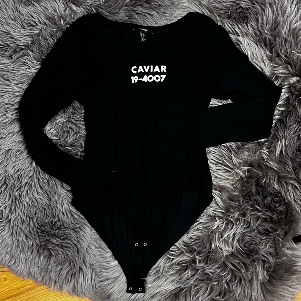 Forever 21 Long Sleeve Bodysuit